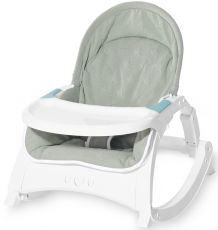 Шезлонг-качалка 3 в 1 Lorelli Alex with table Frosty Green STARS